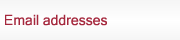 Email addresses