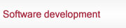 Software development
